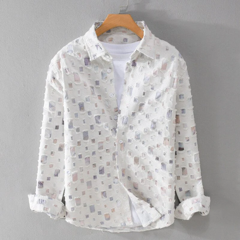 Chemise Homme | Décontractée & Ample | Printemps & Été | Design Tendance