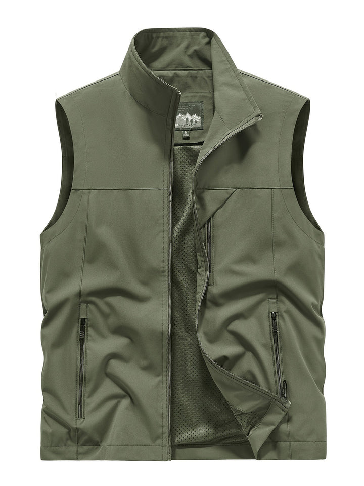 Veste de Sport Heren | Légère & Respirante | Gilet d'extérieur sans manches | Polyester