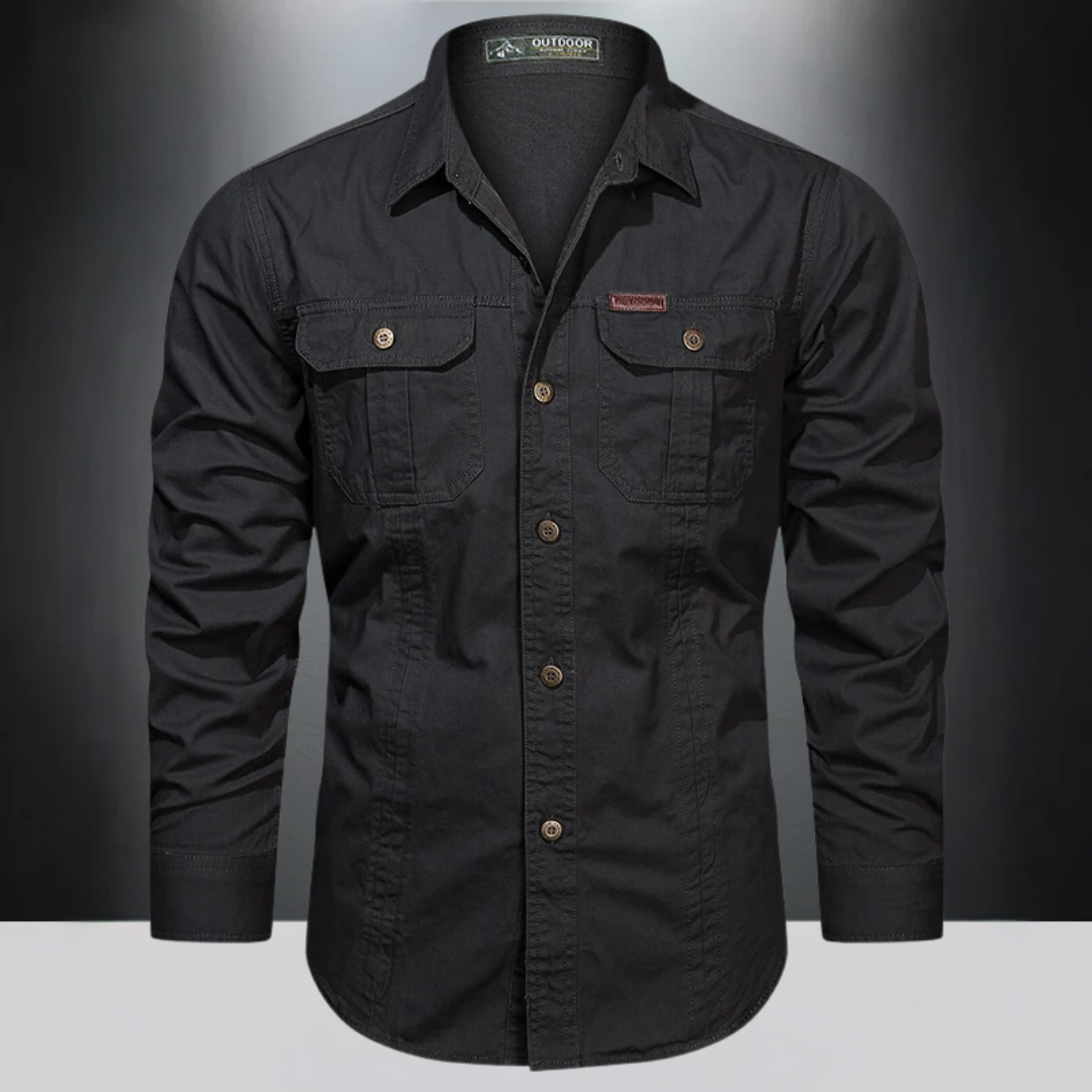 Chemise d'extérieur pour hommes | Durable & Fonctionnelle | Coton résistant