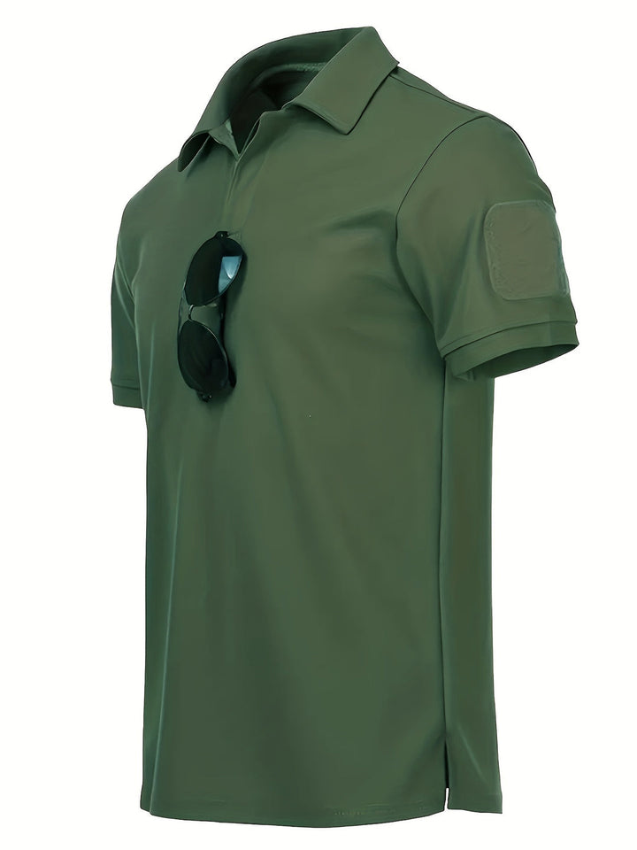 Chemise Polo Tactique pour Hommes | Respirante & Légère | Col: Polo | Activités d'Été