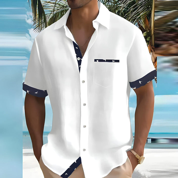Chemise d'Été pour Hommes | Confortable & Respirante | Style Décontracté Plage
