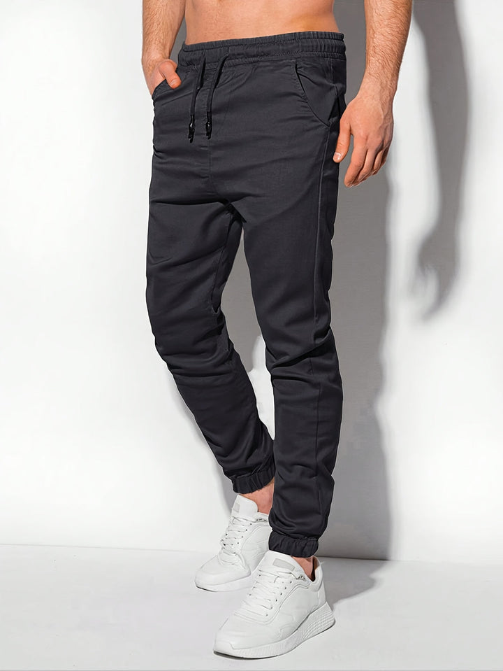 Pantalon de Sport Homme | Coupe Régulière | Cordon de Serrage & Poches | Polyvalent & Confortable
