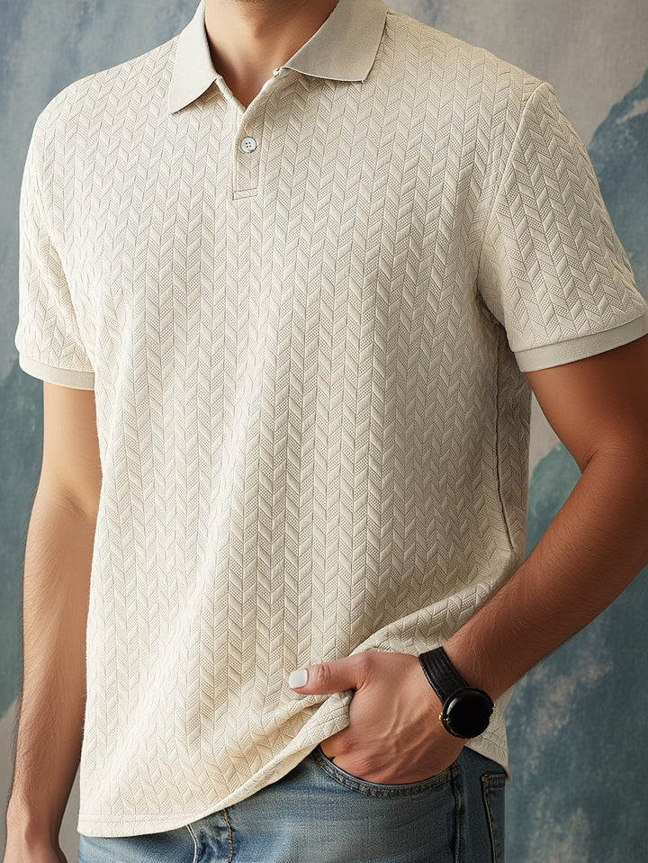 Polo Hommes | Manches Courtes | Col Revers & Tissu Tricoté | Confort d'Été