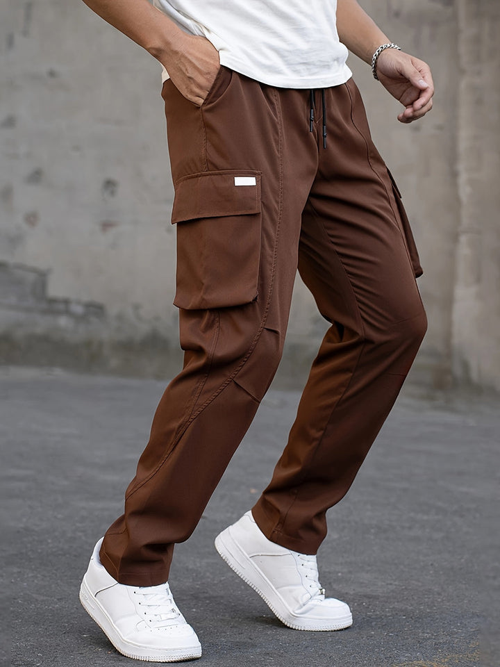 Pantalon Cargo Homme | Plusieurs Poches | Tendance & Confortable | Non-Élastique