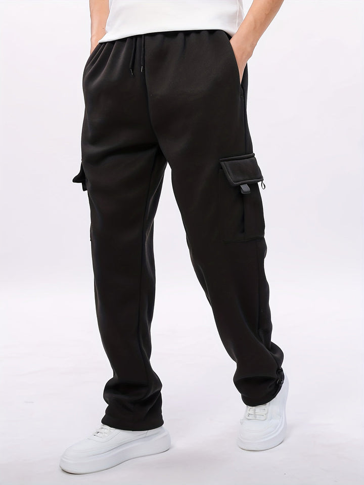 Pantalon de jogging décontracté pour hommes | Plusieurs poches | Polyester | Vêtements de printemps
