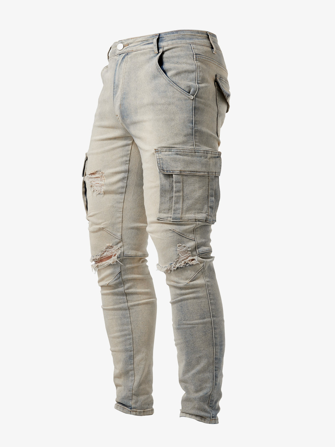 Jeans cargo Heren | Coupe slim | Plusieurs poches & Stretch | Style décontracté urbain