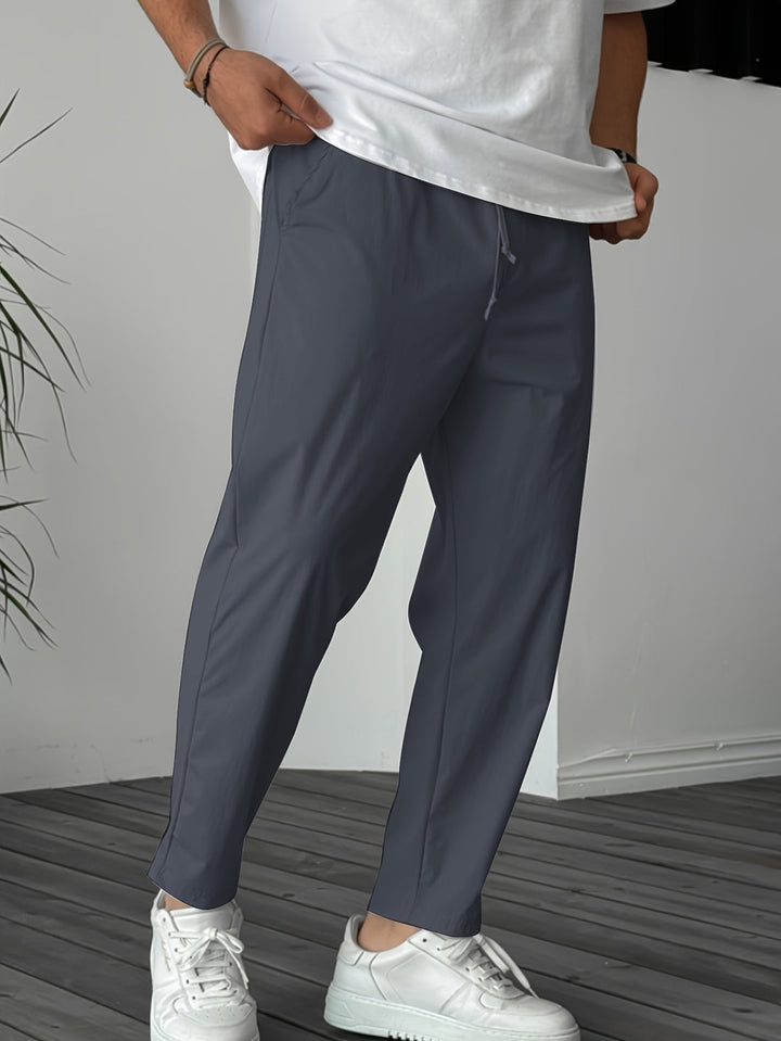 Pantalon Homme | Confortable avec Cordon de Serrage | Avec Poches | Outdoor & Casual