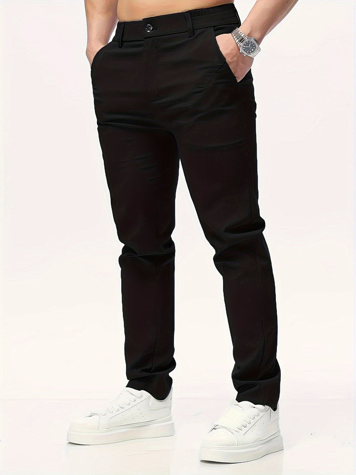 Pantalon Homme | Coupe Normale | Couleur Unie | Confortable