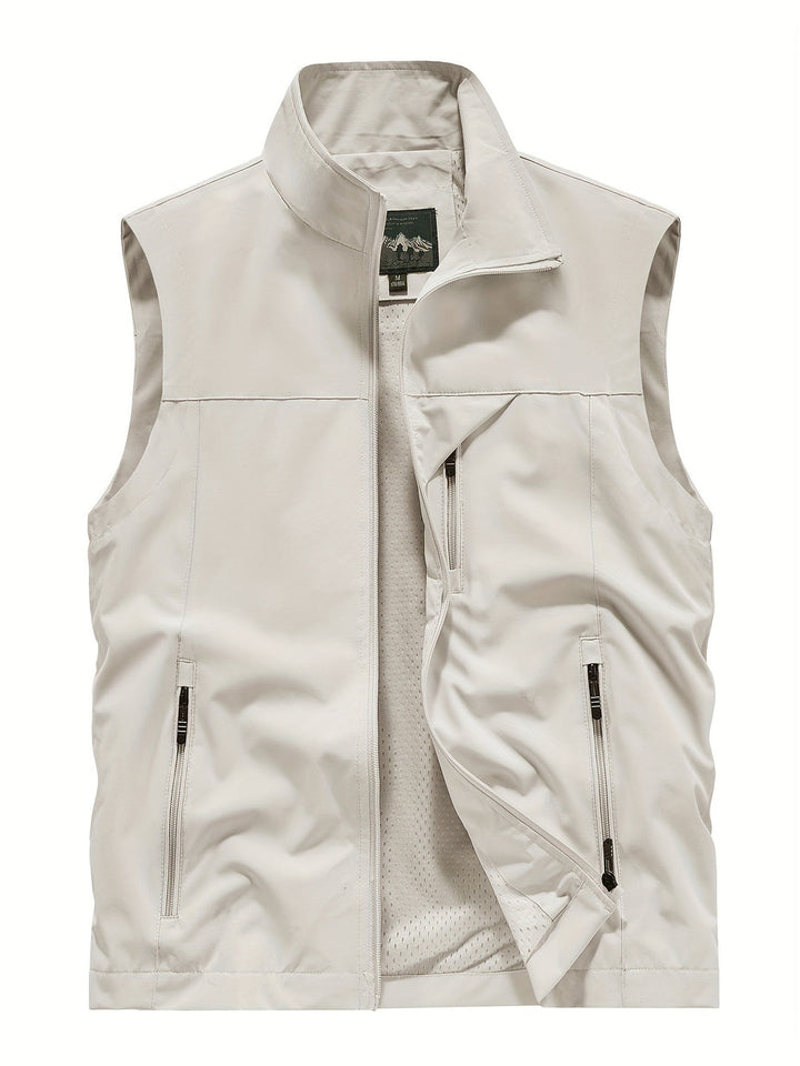Veste de Sport Heren | Légère & Respirante | Gilet d'extérieur sans manches | Polyester