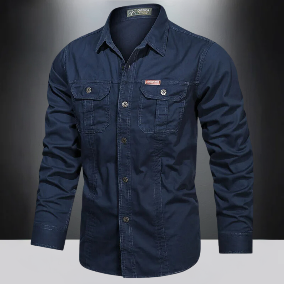 Chemise d'extérieur pour hommes | Durable & Fonctionnelle | Coton résistant