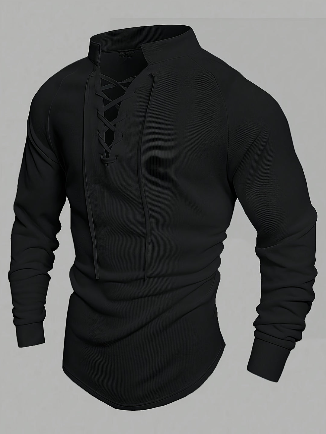 Chemise Homme | Fermeture à lacets | Décontractée & Confortable | Design polyvalent
