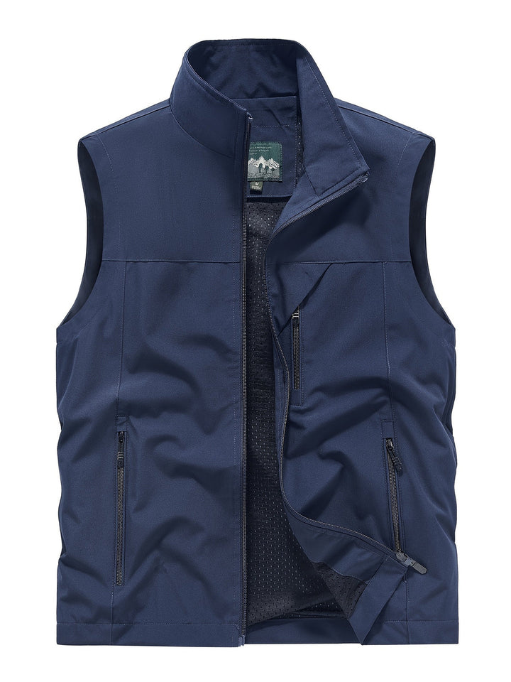 Veste de Sport Heren | Légère & Respirante | Gilet d'extérieur sans manches | Polyester
