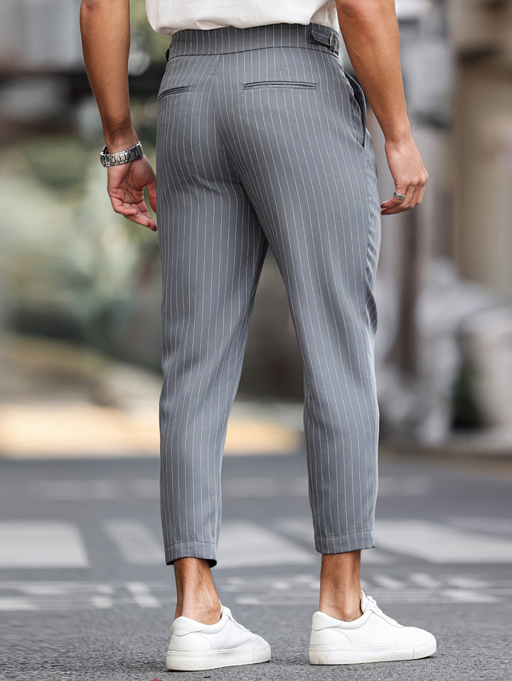 Pantalon Homme | Confortable & Stylé | Rayé & Look Western | Mode Décontractée