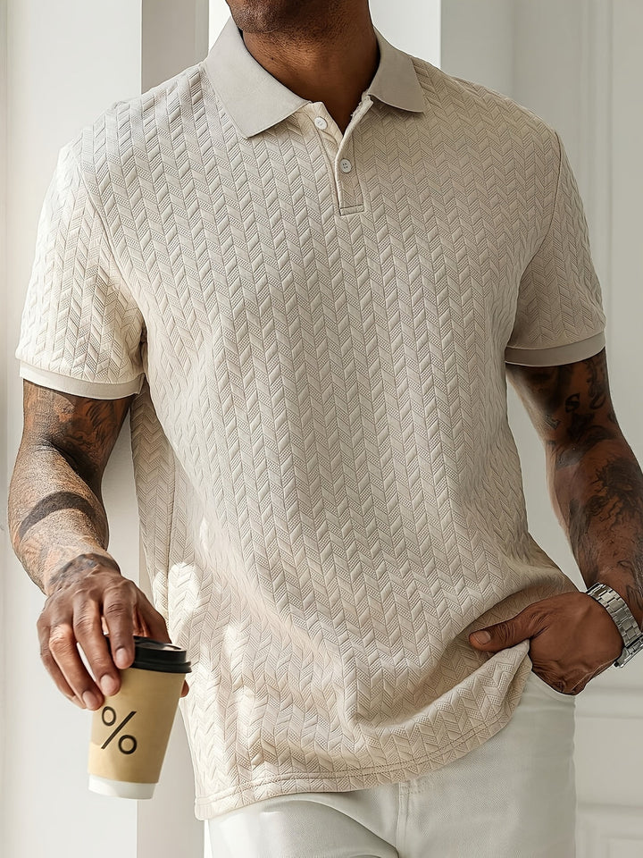 Polo Hommes | Manches Courtes | Col Revers & Tissu Tricoté | Confort d'Été