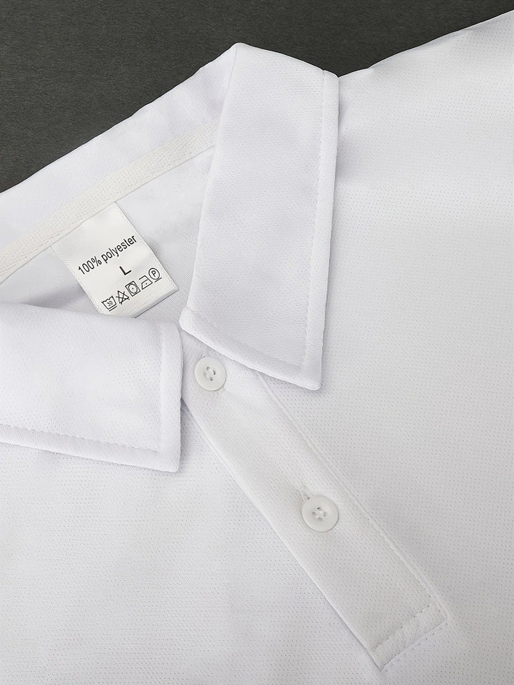 Polo pour hommes | Style Exécutif | Confortable & Polyvalent | Polyester