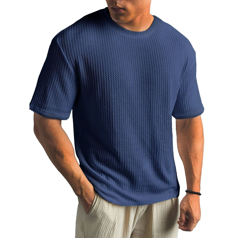 T-shirt Homme | Ultra Doux & Intemporel | Col Rond Manches Courtes | Polyester