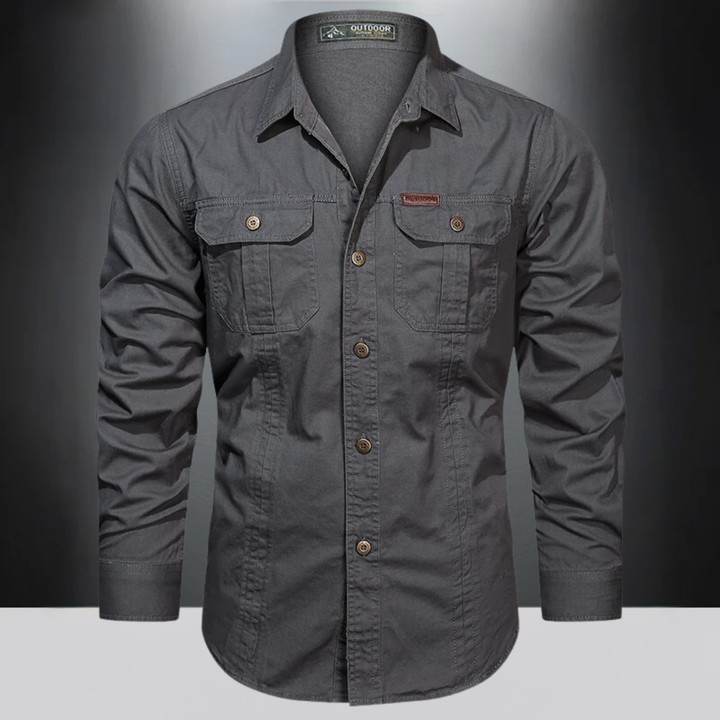 Chemise d'extérieur pour hommes | Durable & Fonctionnelle | Coton résistant