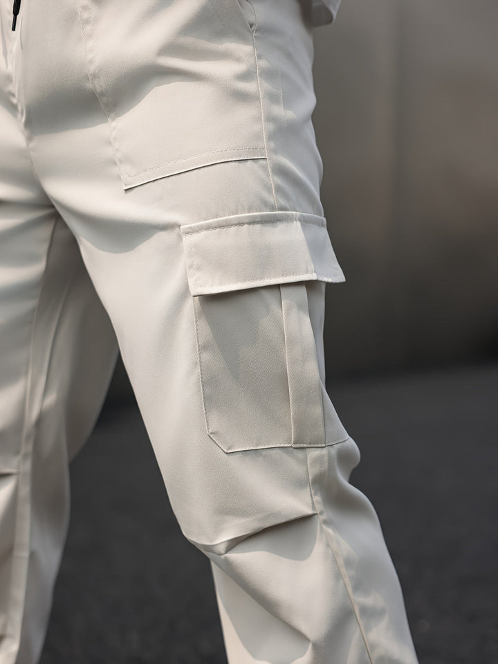 Pantalon cargo pour hommes | Coupe ample | Poches multiples | Tissu tissé