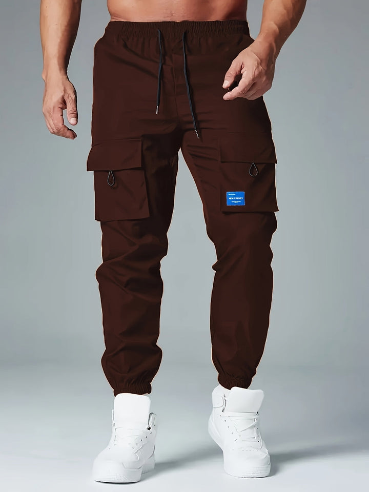 Pantalons Cargo Heren | Respirant & Coupe Lâche | Plusieurs Poches | Polyester