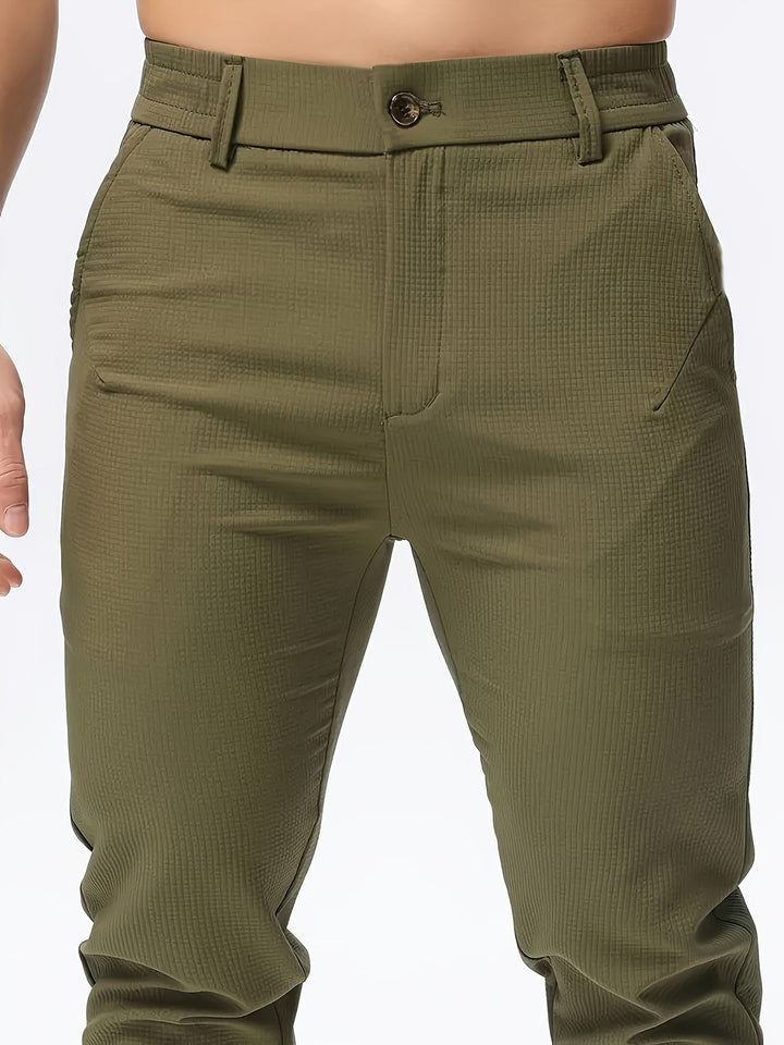 Pantalon Homme | Coupe Normale | Couleur Unie | Confortable