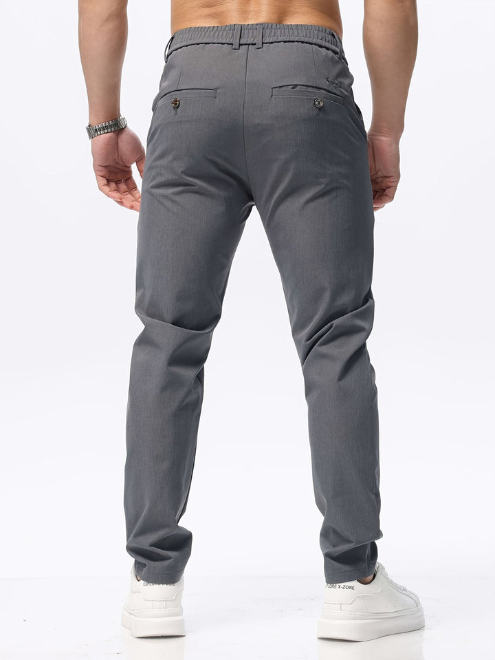 Pantalon homme | Coupe slim | Jambe droite | Professionnel et décontracté