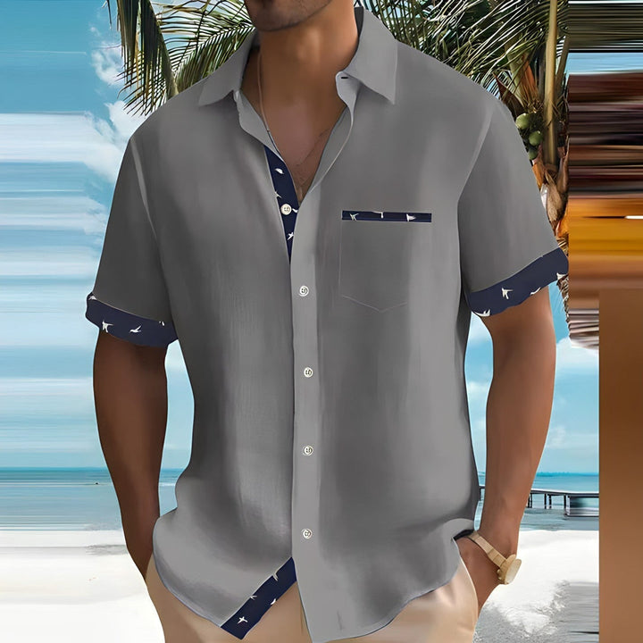 Chemise d'Été pour Hommes | Confortable & Respirante | Style Décontracté Plage