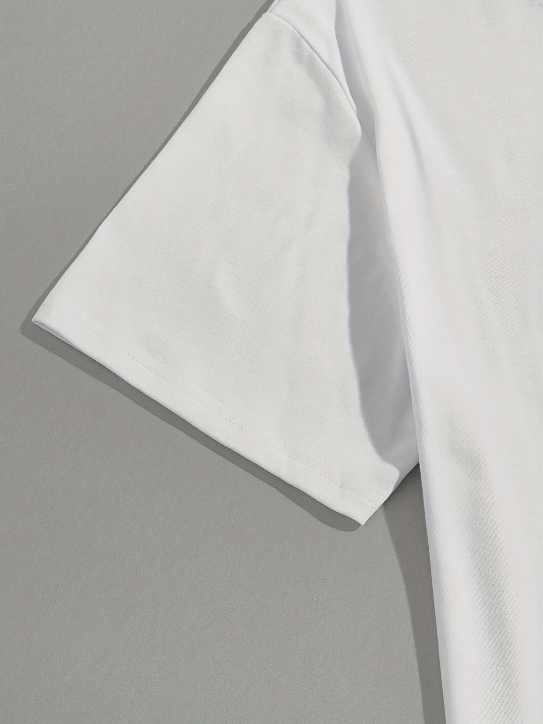 T-shirt Homme | Imprimé Roses | Décontracté & Confortable | Design Unique