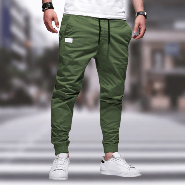 Pantalon Cargo Homme | Design Classique & Cordon | Confort Moderne Été | Coton Respirant