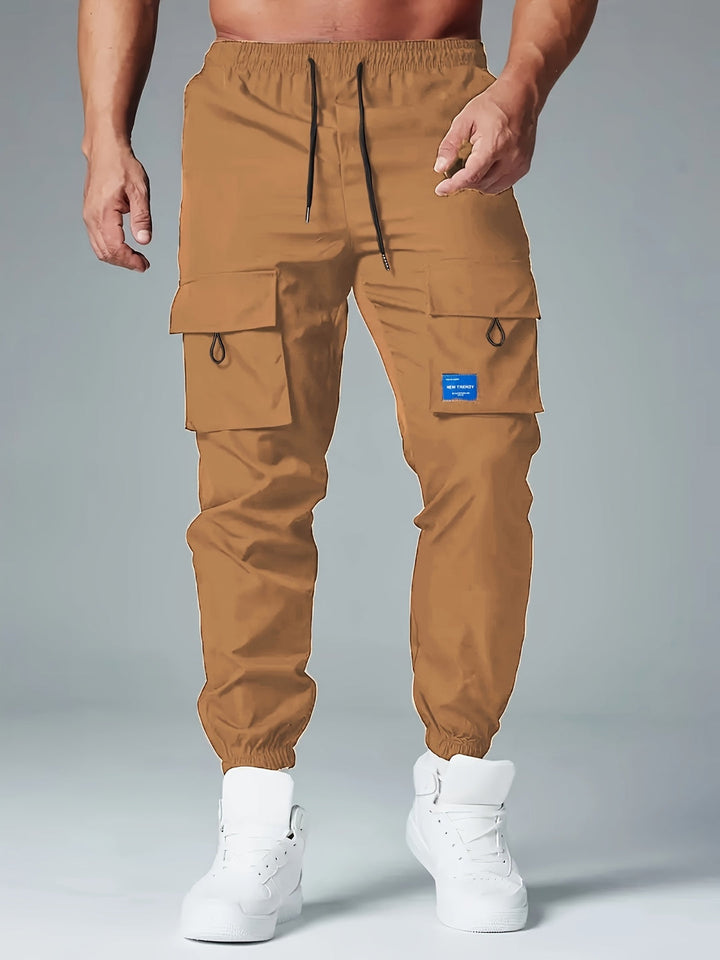 Pantalons Cargo Heren | Respirant & Coupe Lâche | Plusieurs Poches | Polyester