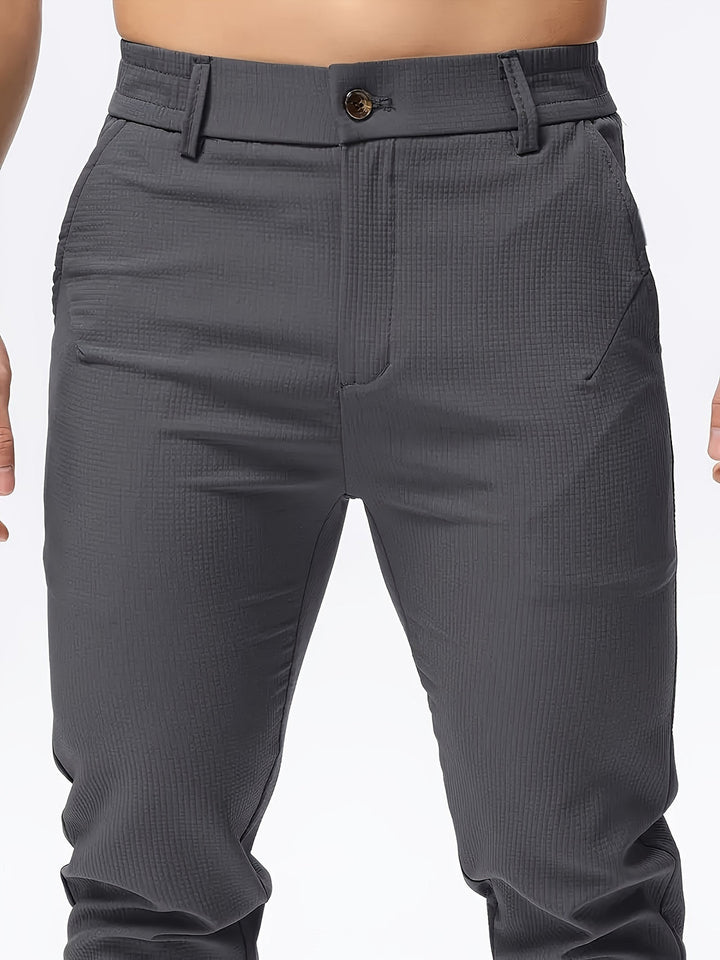 Pantalon Homme | Coupe Normale | Couleur Unie | Confortable