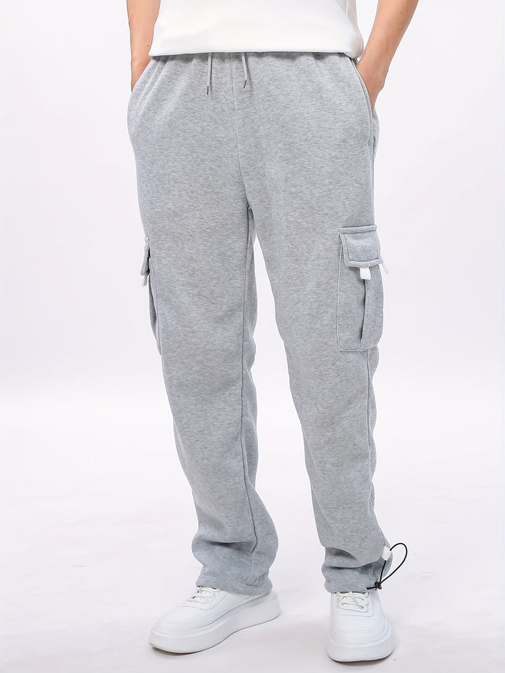 Pantalon de jogging décontracté pour hommes | Plusieurs poches | Polyester | Vêtements de printemps
