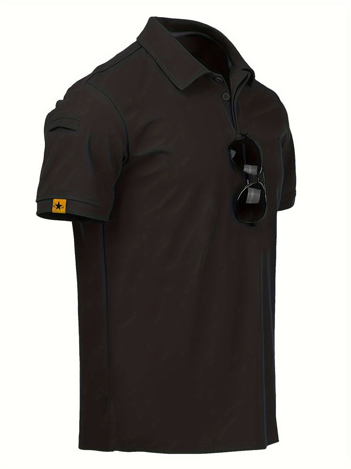 Chemise Polo Tactique pour Hommes | Respirante & Légère | Col: Polo | Activités d'Été