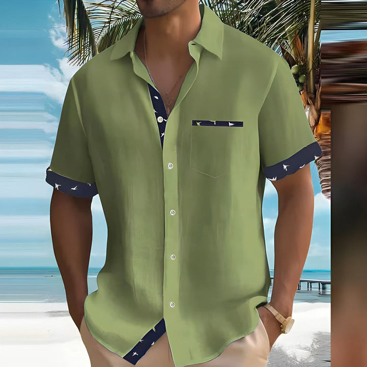Chemise d'Été pour Hommes | Confortable & Respirante | Style Décontracté Plage