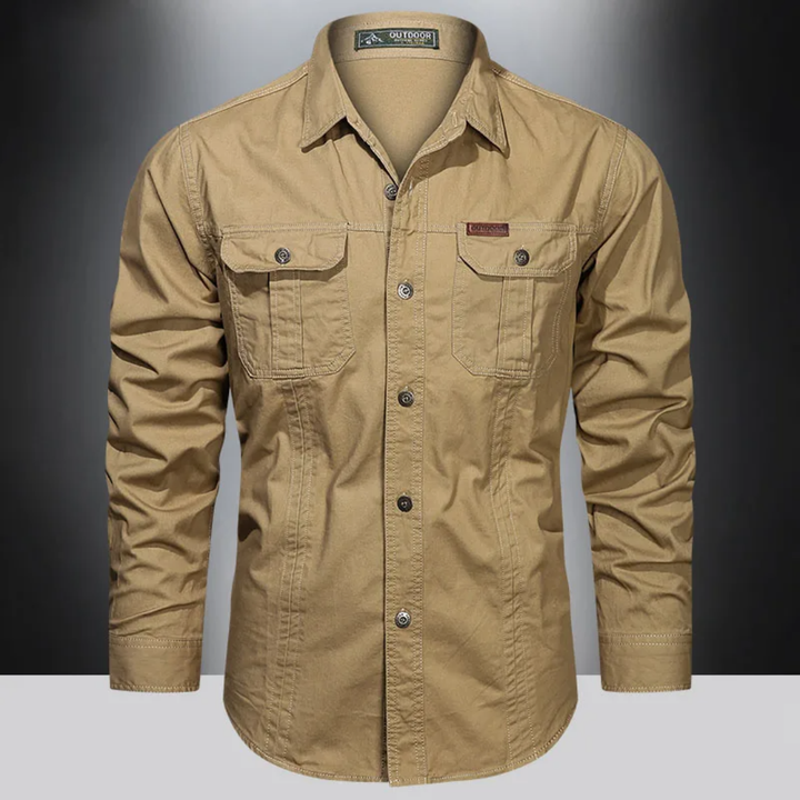 Chemise d'extérieur pour hommes | Durable & Fonctionnelle | Coton résistant