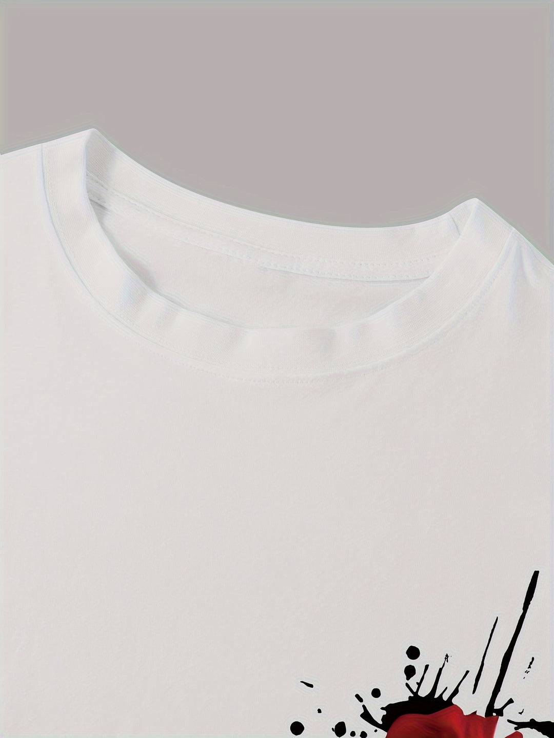 T-shirt Homme | Imprimé Roses | Décontracté & Confortable | Design Unique