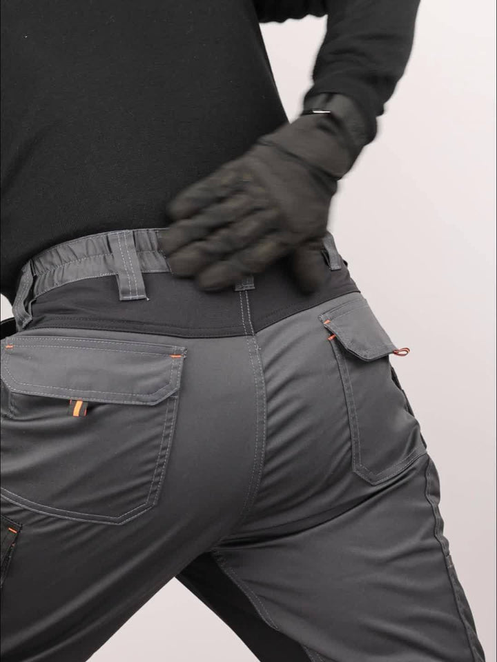 Pantalon de Travail Heren | Extensible & Durable | Plusieurs Poches | Compatible avec Genouillères
