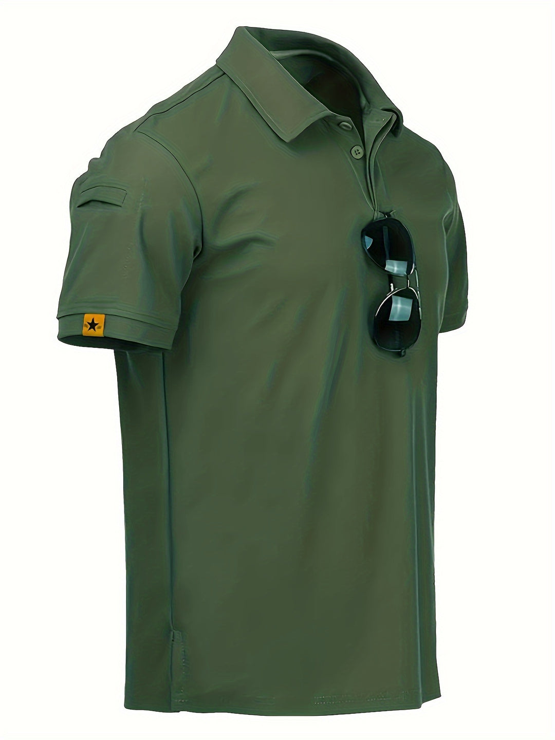 Chemise Polo Tactique pour Hommes | Respirante & Légère | Col: Polo | Activités d'Été