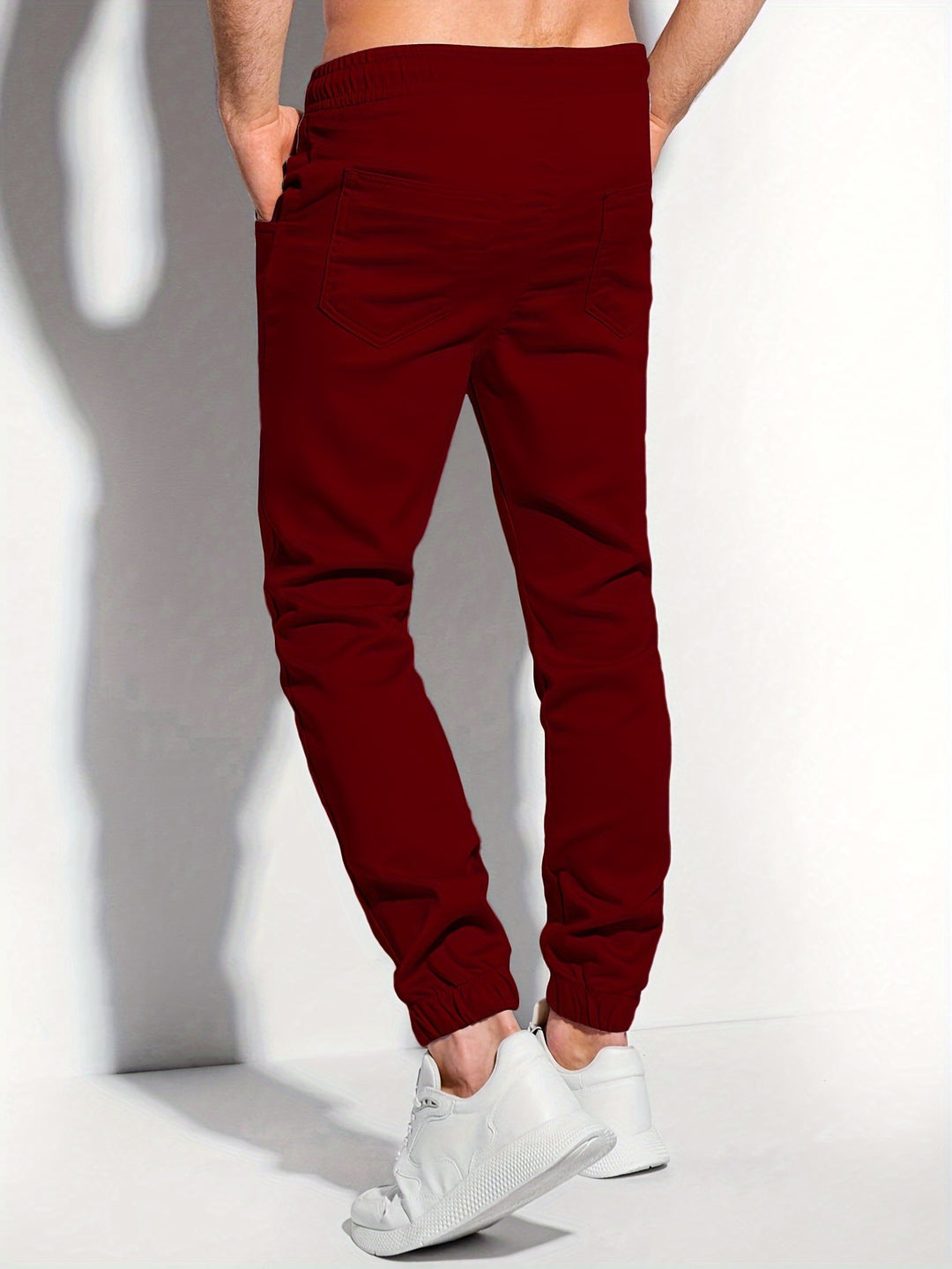 Pantalon de Sport Homme | Coupe Régulière | Cordon de Serrage & Poches | Polyvalent & Confortable