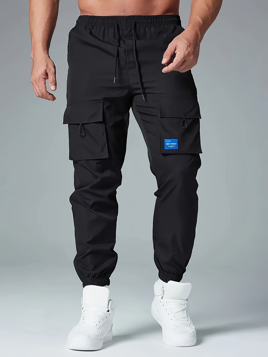 Pantalons Cargo Heren | Respirant & Coupe Lâche | Plusieurs Poches | Polyester