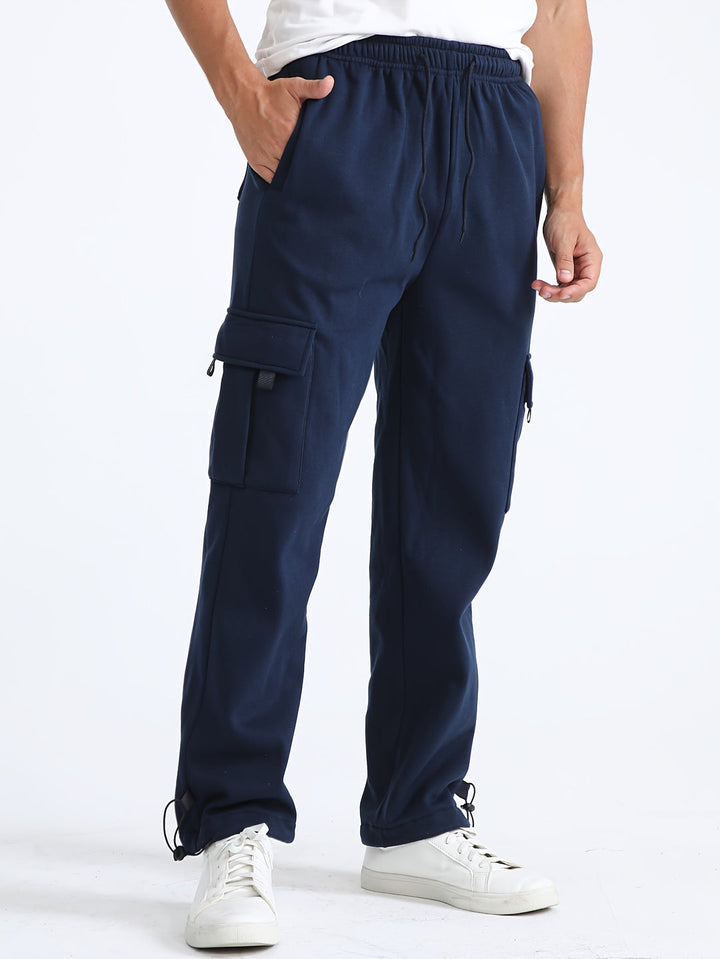 Pantalon de jogging décontracté pour hommes | Plusieurs poches | Polyester | Vêtements de printemps