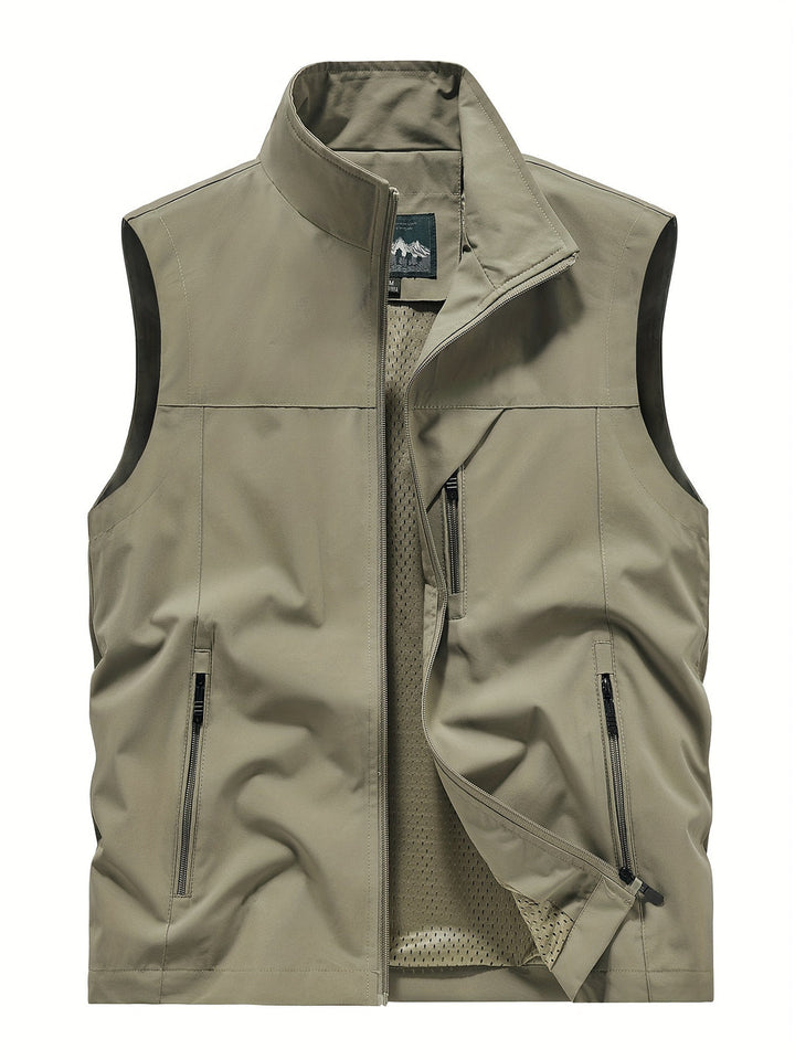 Veste de Sport Heren | Légère & Respirante | Gilet d'extérieur sans manches | Polyester