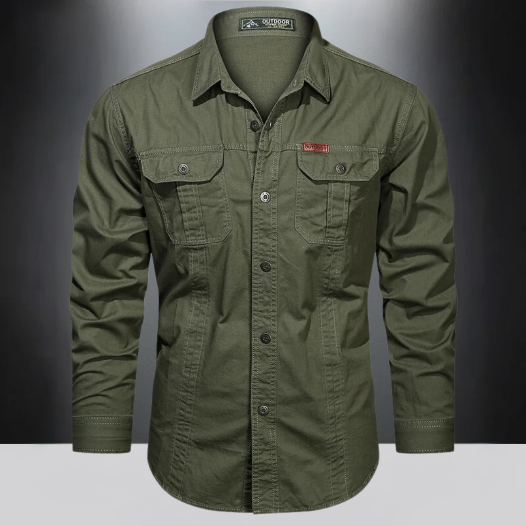 Chemise d'extérieur pour hommes | Durable & Fonctionnelle | Coton résistant