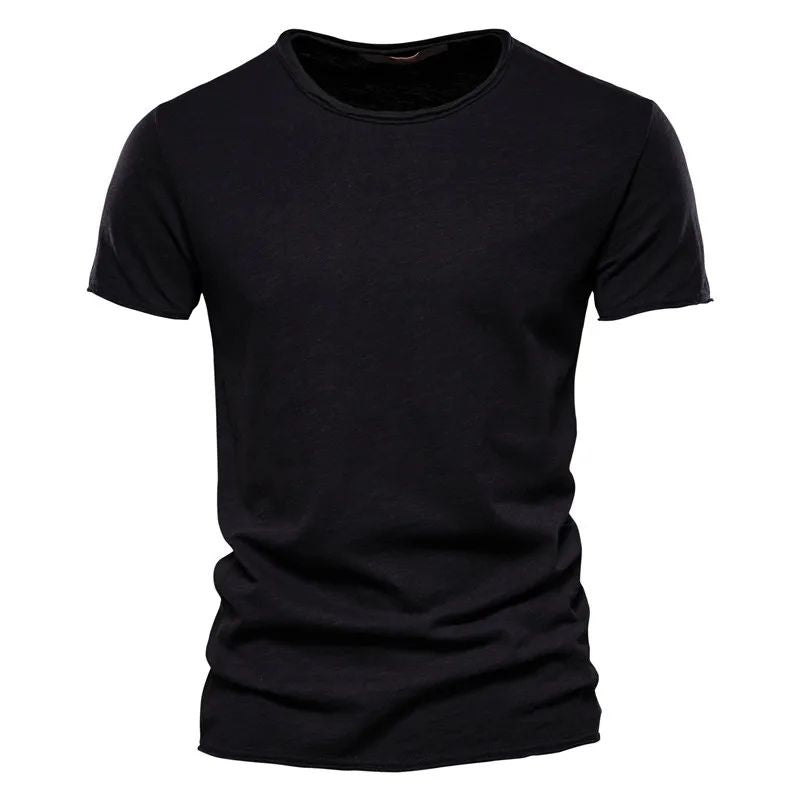 T-shirt Homme | Coupe Slim Fit | Coton Respirant | Manches Courtes | Haut Décontracté
