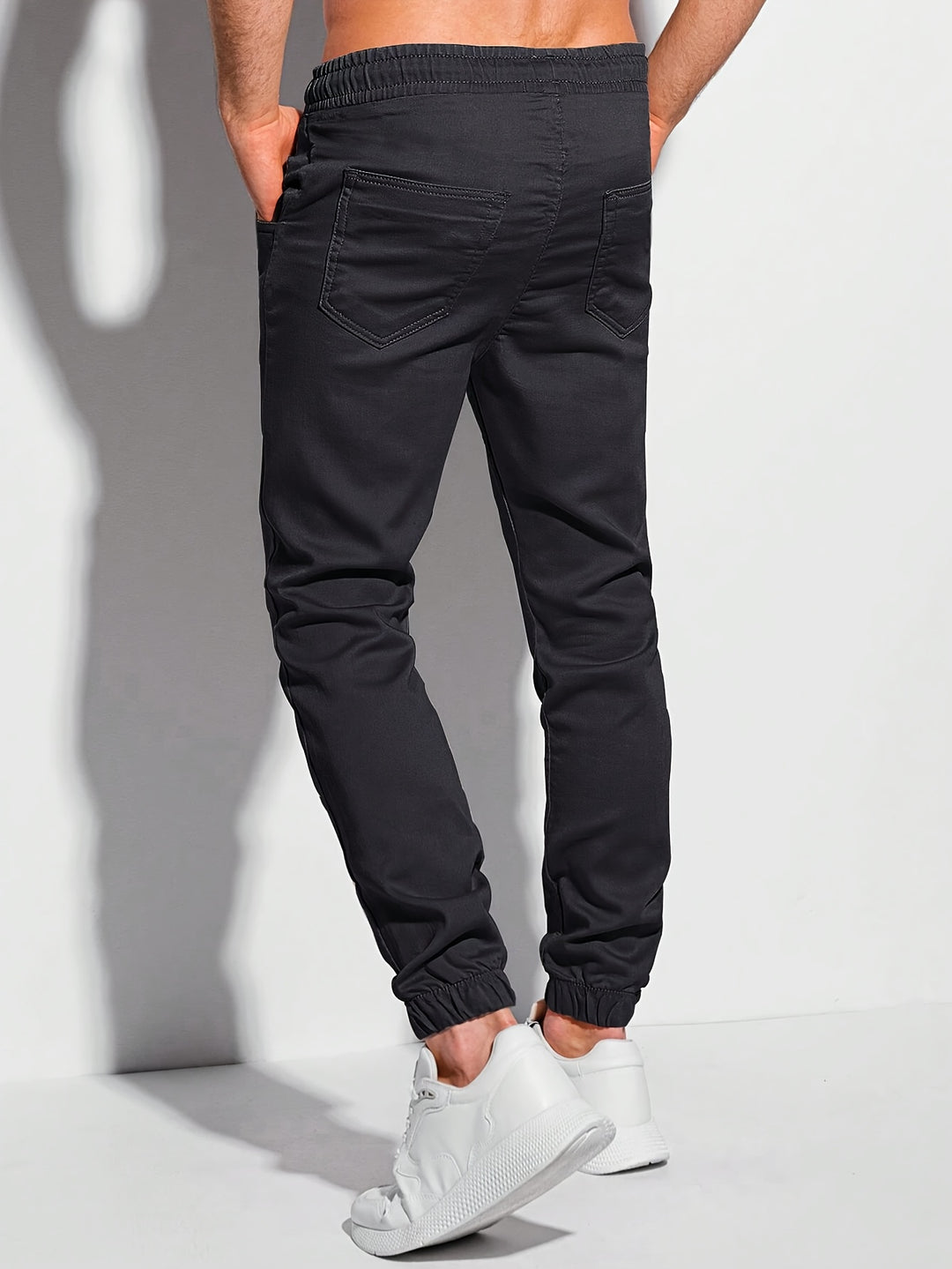 Pantalon de Sport Homme | Coupe Régulière | Cordon de Serrage & Poches | Polyvalent & Confortable