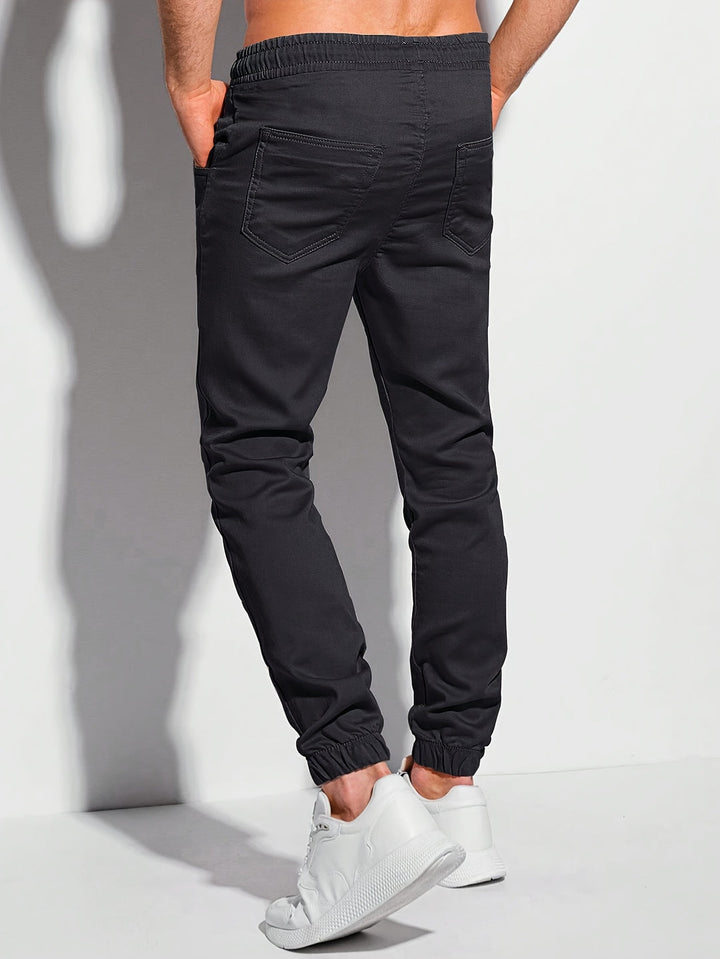 Pantalon de Sport Homme | Coupe Régulière | Cordon de Serrage & Poches | Polyvalent & Confortable