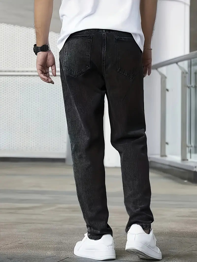 Jeans en denim moderne à coupe droite pour un charme intemporel et une polyvalence exceptionnelle | Milan