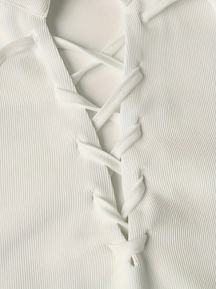 Chemise Homme | Fermeture à lacets | Décontractée & Confortable | Design polyvalent