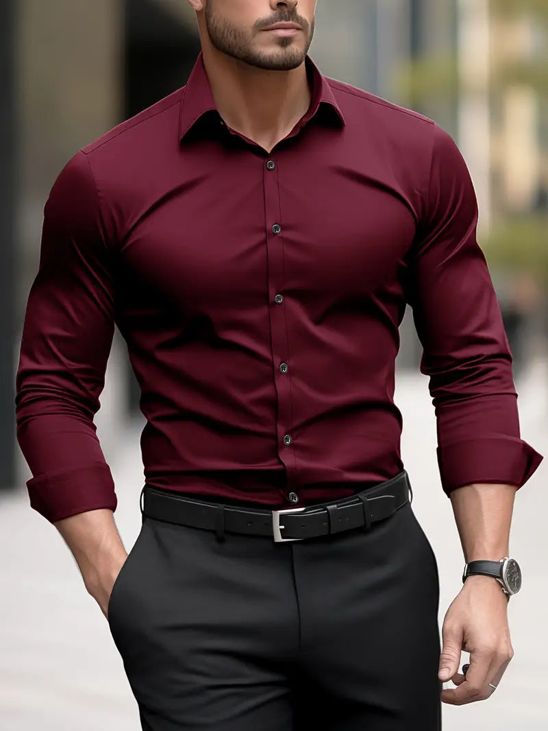 Chemise Homme | Design Intemporel & Coupe Confortable | Coton Premium | Polyvalente