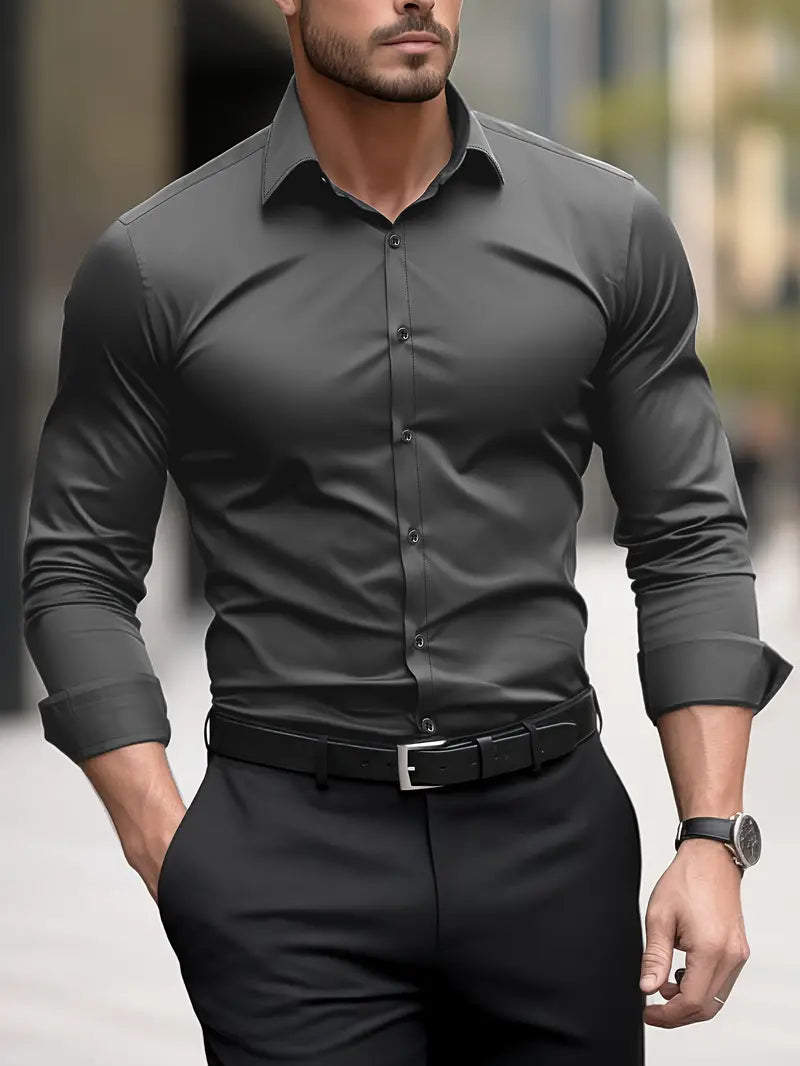 Chemise Homme | Design Intemporel & Coupe Confortable | Coton Premium | Polyvalente