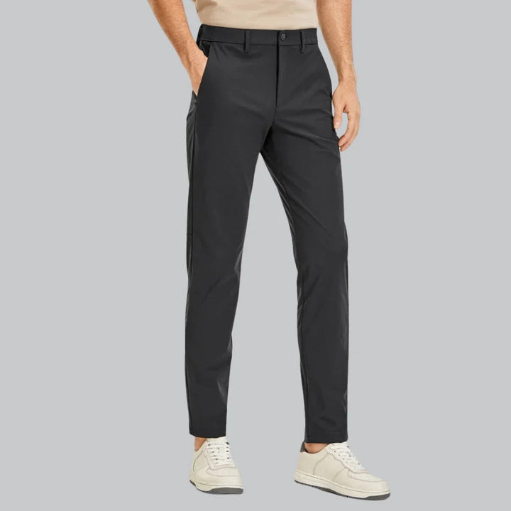 Pantalon Homme | Taille Élastique & Coupe Moderne | Confort Formelle & Décontractée